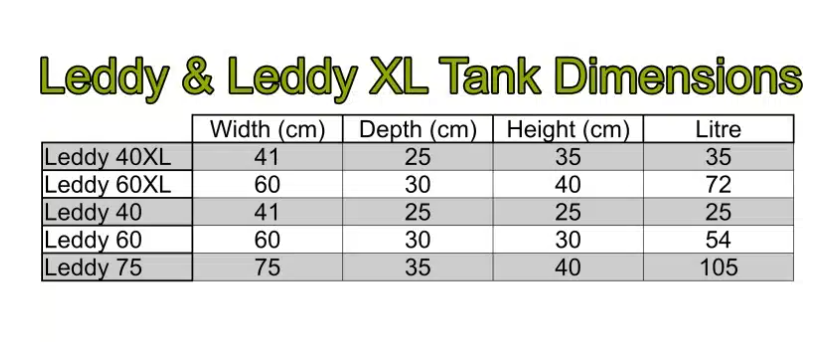 Aquael Leddy Day & Night Tank Set 60 XL