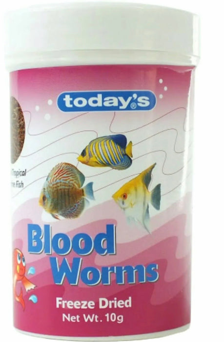 Today's - Dried Blood Worms Food